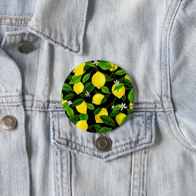 Aquarell-Limonen 2 Button (Beispiel)