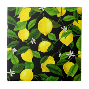 Aquarell-Limonen 2 Fliese