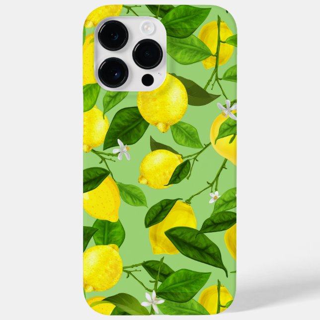 Aquarell-Limonen 3 Case-Mate iPhone Hülle (Rückseite)