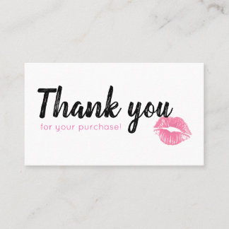 Aquarell Lippies Loyalitäts-Karte Treuekarte