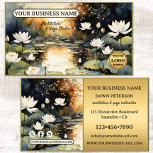 Aquarell-Lotus-Künstlerische Meditation Yoga