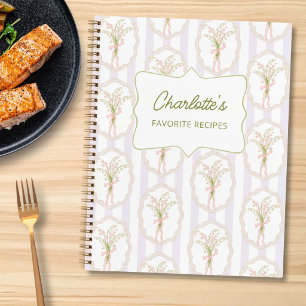 Aquarell-Maiglöckchen-Persönliches Rezept Notizbuch