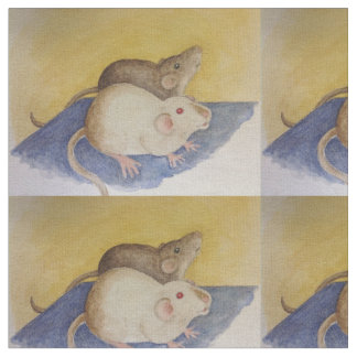 Aquarell-Malerei des siamesischen u. dunklen Stoff