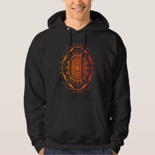 Aquarell-Mandala Heilige Fraktale Geometrie Gutes Hoodie
