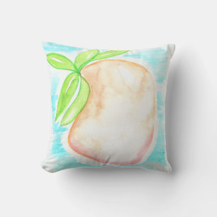 Aquarell-Mango-Handbemalte Tropische Küche Kissen