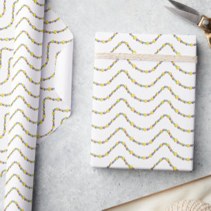 Aquarell-Mardi-Gras-Perlen Geschenkpapier