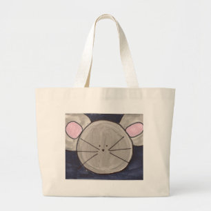 Aquarell-Mäusetasche Jumbo Stoffbeutel