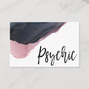 *~* Aquarell-Medium intuitiver Leser Visitenkarte
