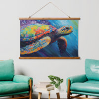 Aquarell Meeresschildkröte