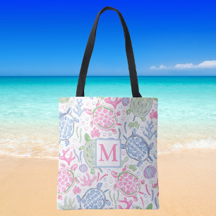 Aquarell Meeresschildkröten Monogramm / Vornehm-kü