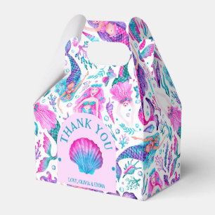 Aquarell Mermaids Joint Sisters Birthday Geschenkschachtel