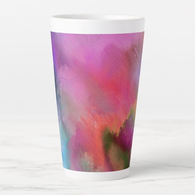 Aquarell Milchtasse (Vorderseite)