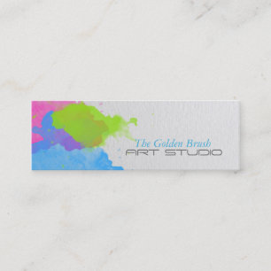 Aquarell Mini Visitenkarte
