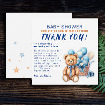 Aquarell minimalist Baby Shower Junge