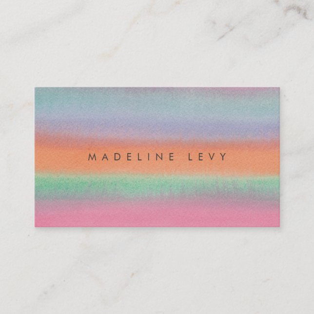 Aquarell Minimalistisch Modernes Ernennungsverfahr Terminkarte (Vorderseite)