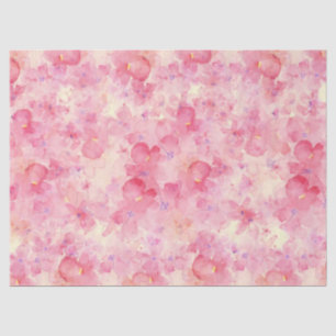 Aquarell mit Blumen Seidenpapier