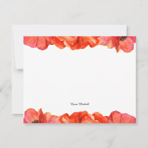 Aquarell Mitteilungskarte