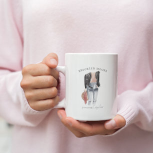 Aquarell-Modeillustration-Kaffeetasse Kaffeetasse