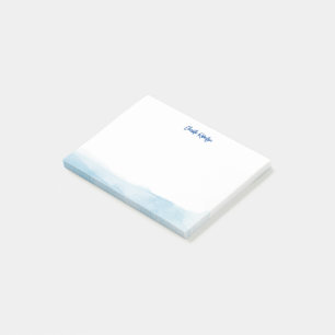 Aquarell Moderne Schrift Personalized Post-it Klebezettel