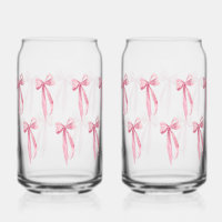 Aquarell Modernes Blush Pink Bow Ribbon