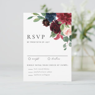 Aquarell Monstera Grünzeug Tropische Hochzeit RSVP Karte