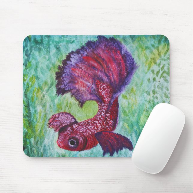 Aquarell Mousepad (Mit Mouse)