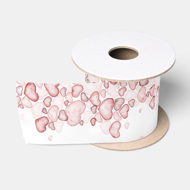 Aquarell-Nahtlosmuster mit zahlreichen Sofas Satinband (Spule)