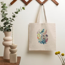 Aquarell-Natur-Volkskunst-Illustrationen