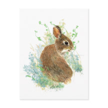 Aquarell Niedlich Bunny Rabbit