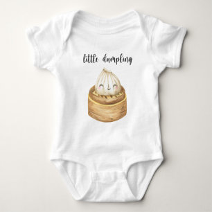 Aquarell niedlicher kleiner Klops Baby Strampler