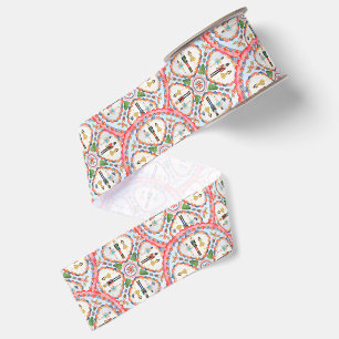 Aquarell-Nussknacker-Medaillon-Weihnachten Ripsband