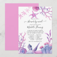 Aquarell Ocean Life Baby Dusche von Mail