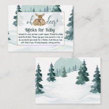 Aquarell Oh Hirsch Winter Wonderland Bücher für Ba