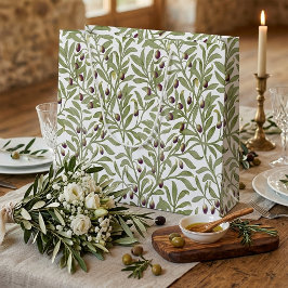 Aquarell-Olivenzweig Botanisch Große Geschenktüte
