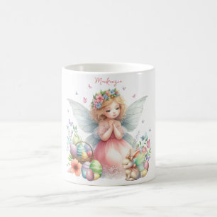 Aquarell-Oster-Frühlingsfee Kaffeetasse