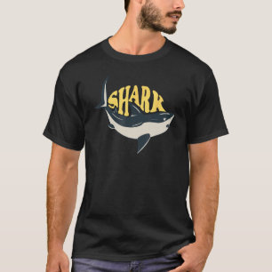 Aquarell-Ozeanleben Meer Unterwasser Fisch Hai T-Shirt