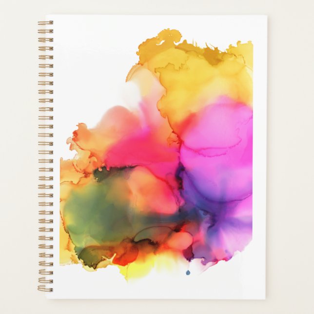 Aquarell Paint Modern Boho Wand Kunst, Dichtung un Planer (Vorderseite)