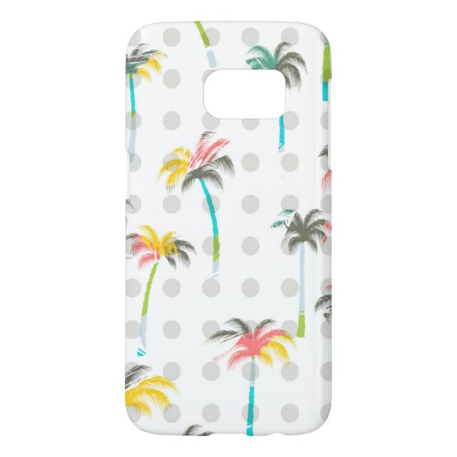 Aquarell-Palmen Case-Mate Samsung Galaxy Hülle (Rückseite)