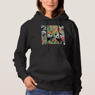 Aquarell Panda Bär Hoodie