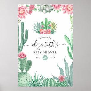 Aquarell-Pflegeprodukte Kinderdusche Willkommen Poster