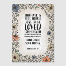 Aquarell Philipper 4:8