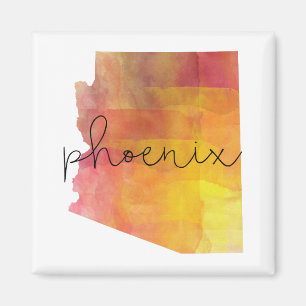 Aquarell Phoenix Arizona Magnet