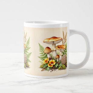 Aquarell-Pilze Jumbo-Tasse