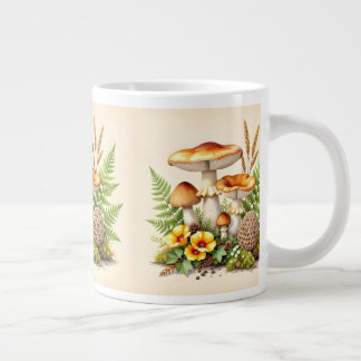 Aquarell-Pilze Jumbo-Tasse