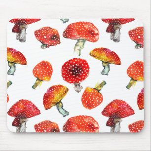Aquarell-Pilze Süßes Herbstmuster Mousepad