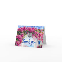 Aquarell Pink Bougainvillea Blume Blaue Tile