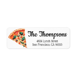 Aquarell-Pizza 