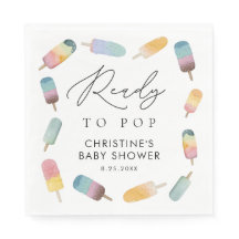 Aquarell Popsicle Bereit zum Pop Kinderdusche