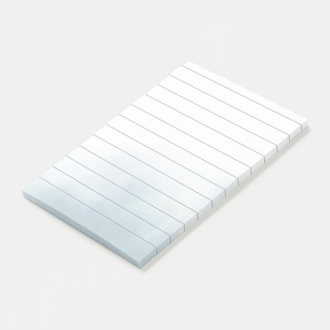 Aquarell Post-it Klebezettel (angewinkelt)