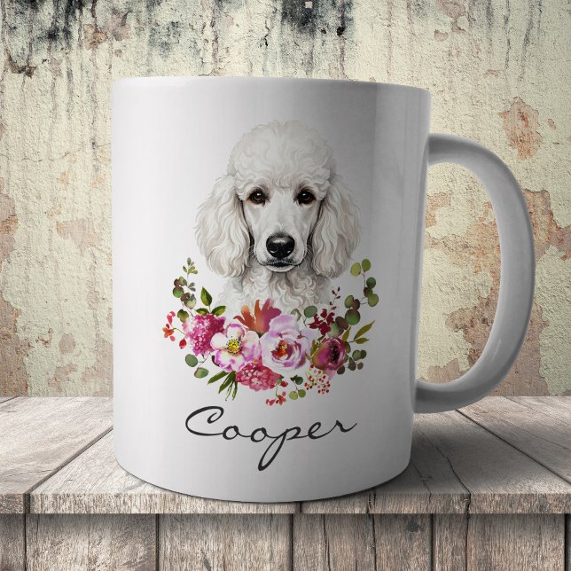 Aquarell-Pudel Kaffeetasse (Von Creator hochgeladen)